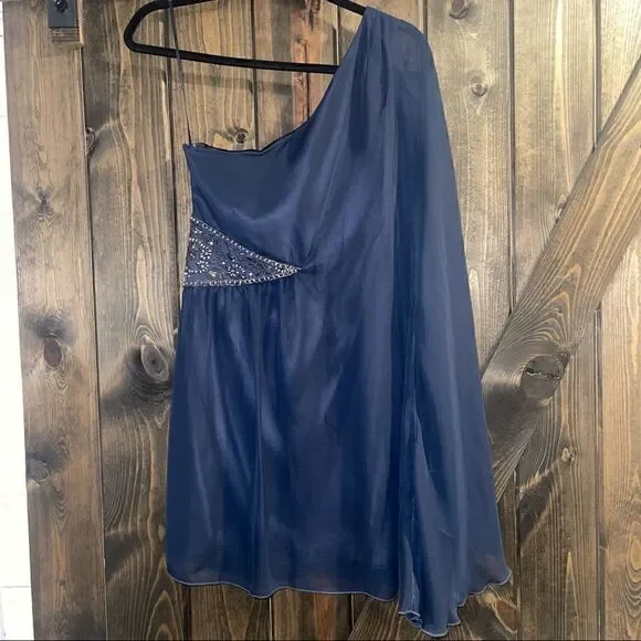 NWOT Free People One Shoulder Beaded Dress